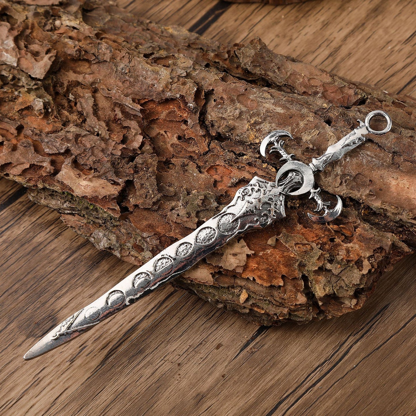 Popular Retro Sun And Moon Sword Hairpin For Women