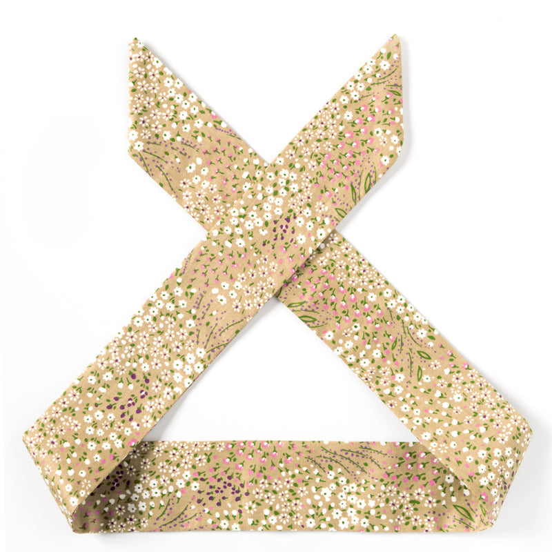 Handmade pine cone floral headband