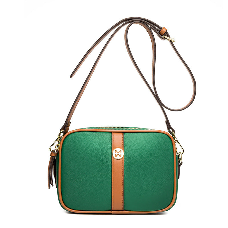 Net Red Fashion Soft Leather One Shoulder Crossbody Bag