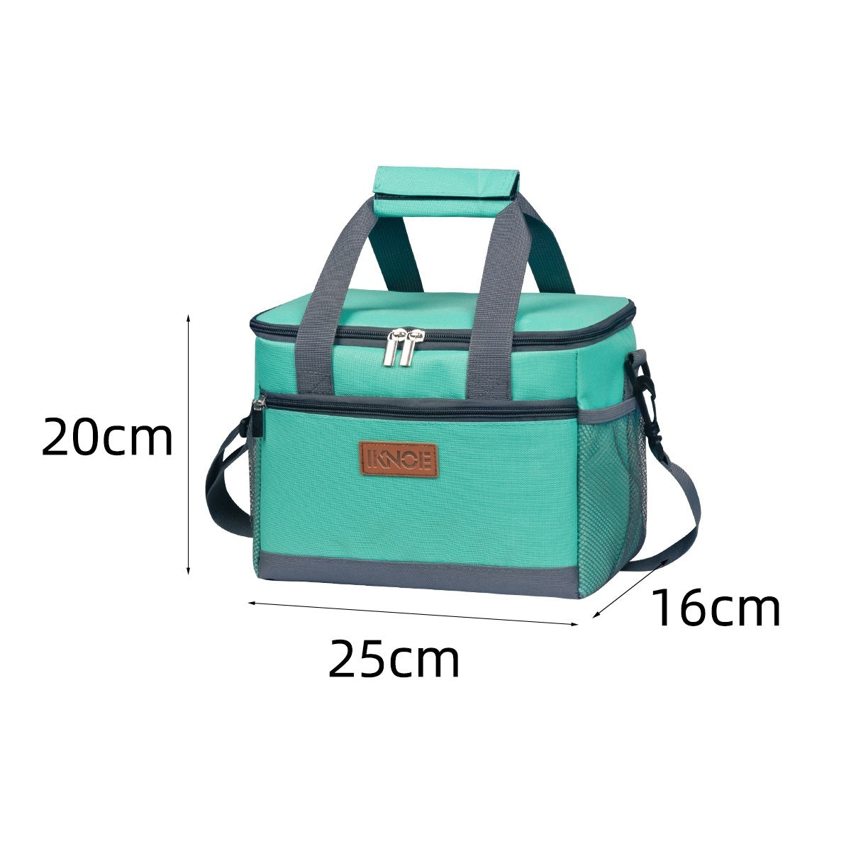 Portable Outdoor Insulated Tote Bag Foldable Made From Thickened Oxford Fabric With Leak Proof Insulation