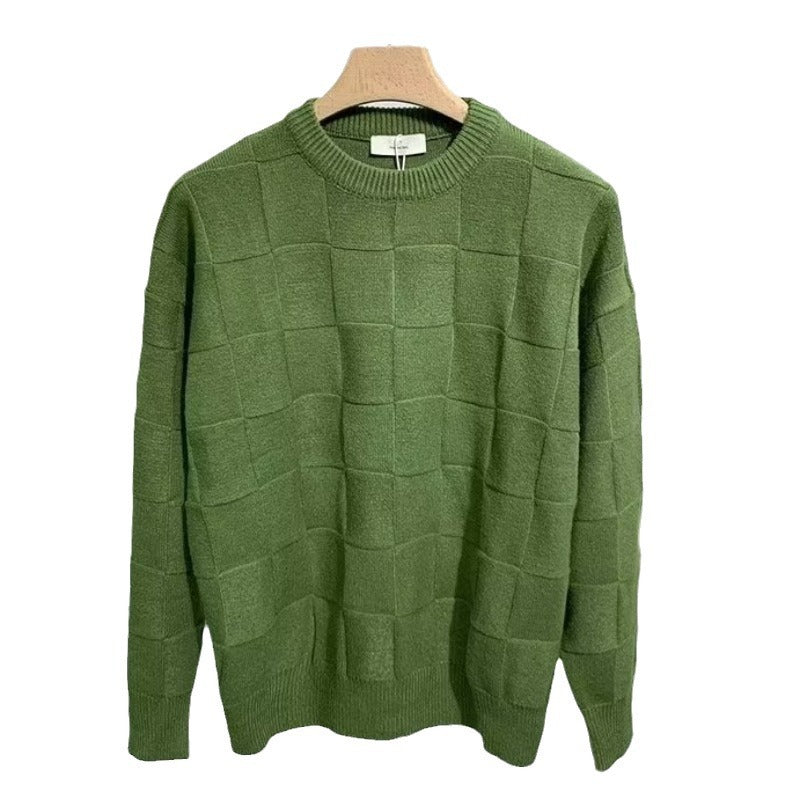 Men's Round Neck Long Sleeve Bottoming Shirt Sweater
