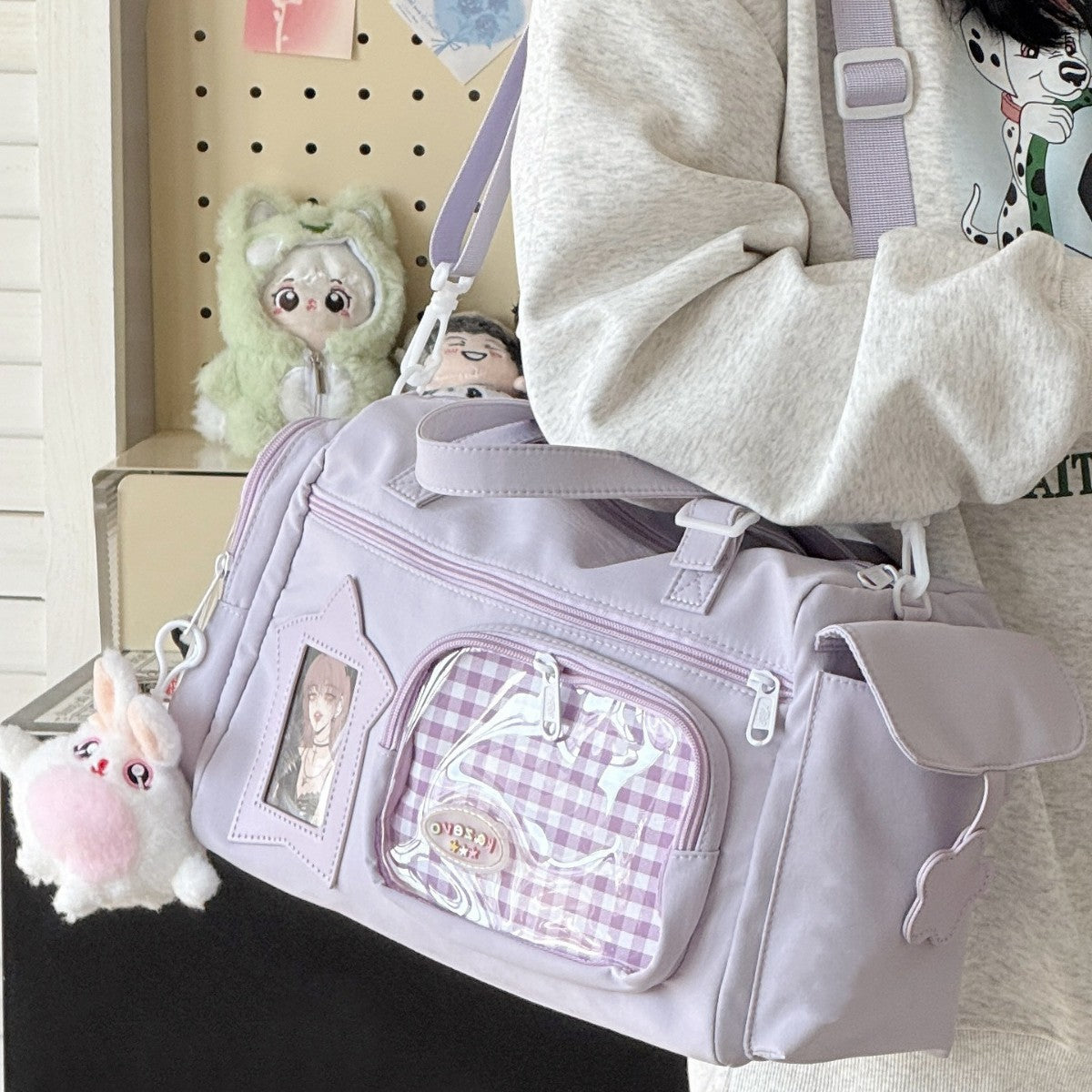 Casual Tote Large Capacity Women's Transparent Shoulder Messenger Bag