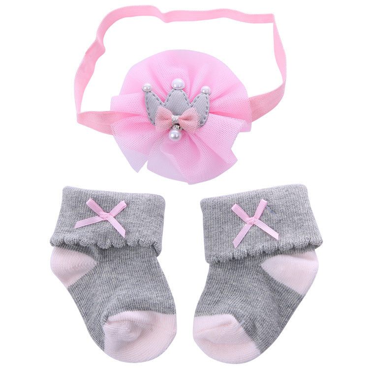 Female Bow Baby Socks Cute Princess