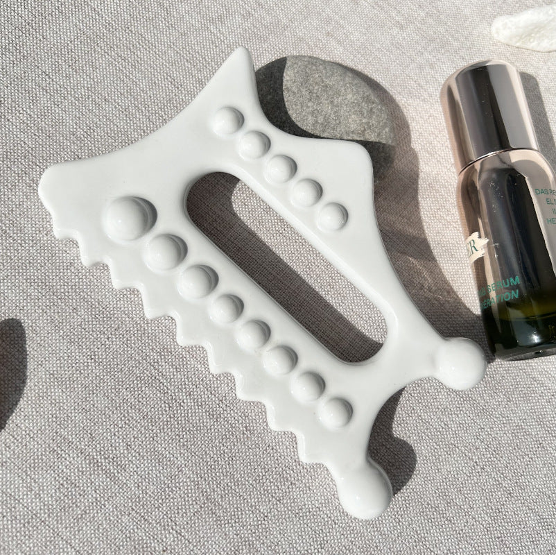 Ceramic Scraping Facial Massage Beauty Board