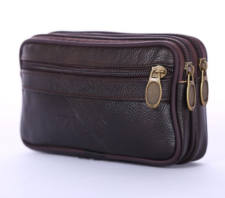 Fashion Personality Leather Mobile Phone Pocket Multi-purpose