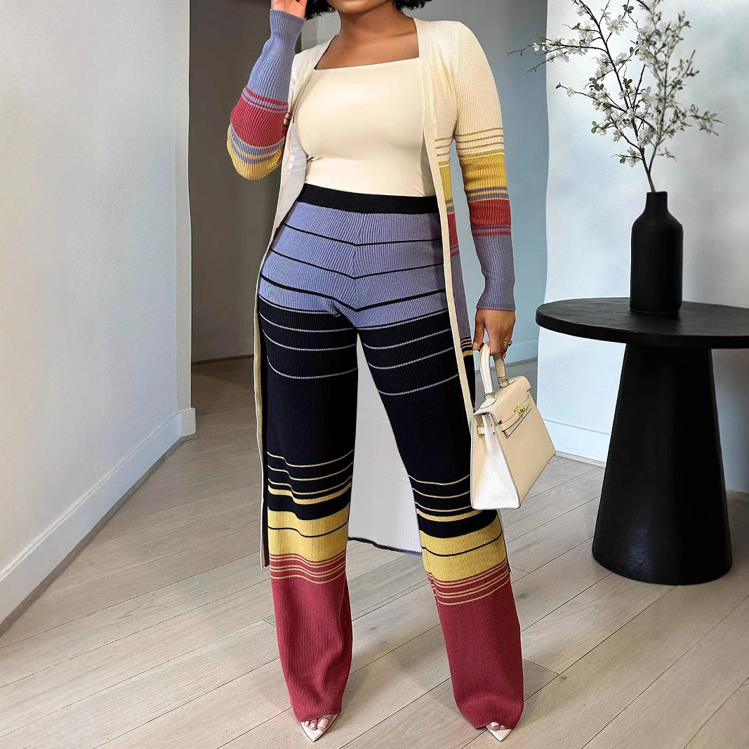 Plus Size Long Sleeve Elegant Fashion Suit
