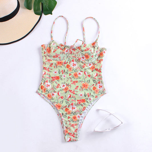New Bikini Women's One-piece Swimming Suit