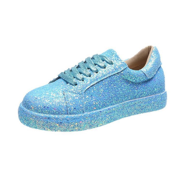 Spring New Large Size Lace-up Women's Shoes Flat-soled Students