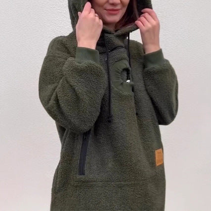Løs varm sweater til kvinder