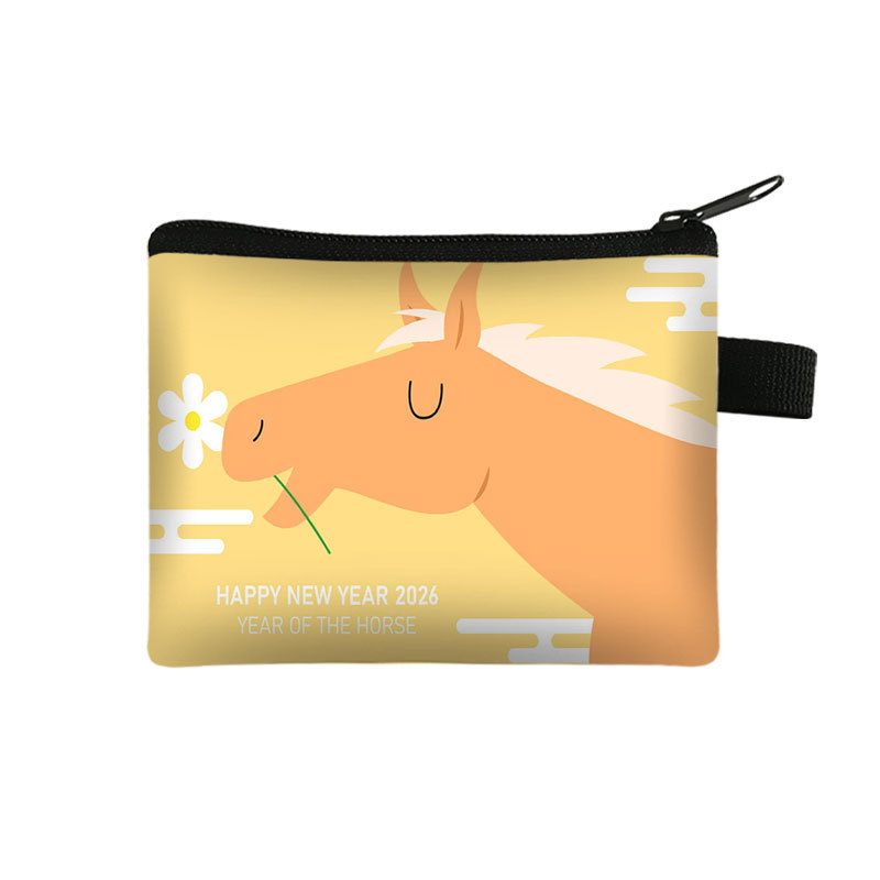 New Years Lucky Wallet Portable High Capacity Cardholder And Coin Organizer