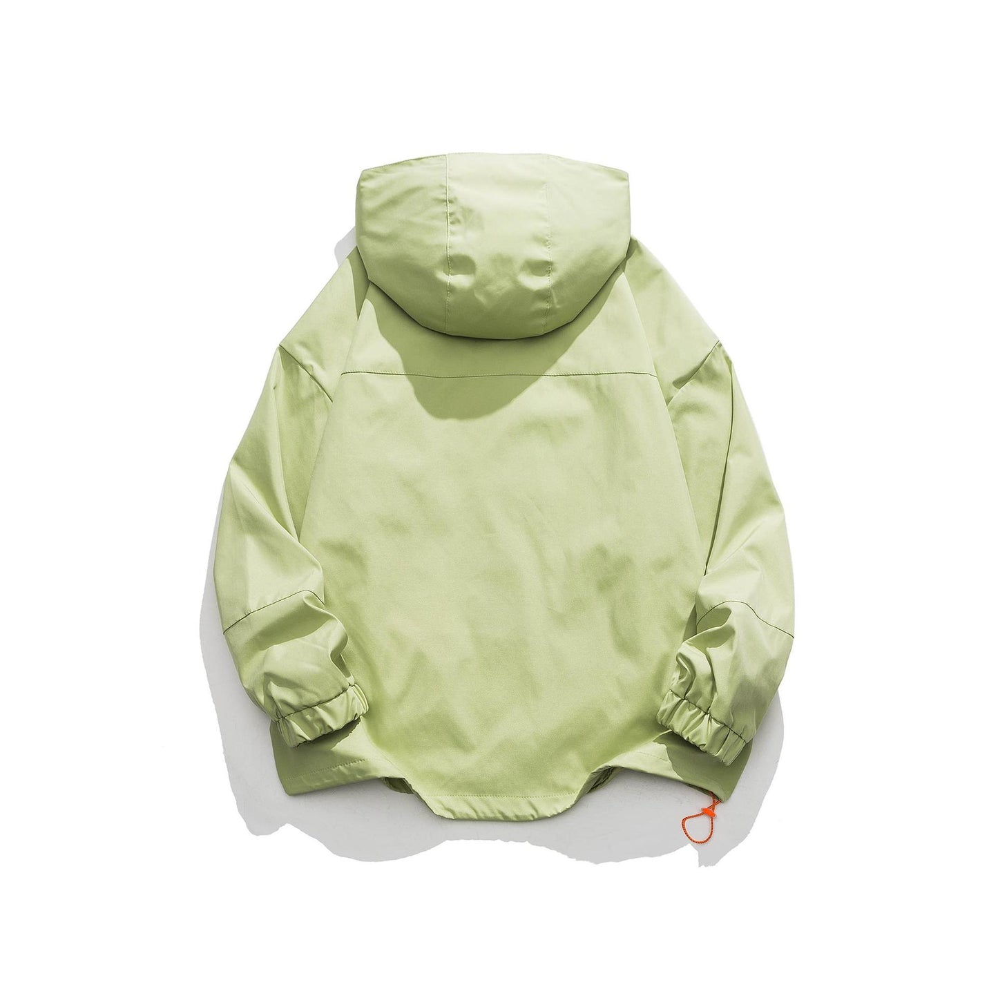 Hooded Jacket Trendy Brand Versatile Casual Pu Handsome Baggy Coat