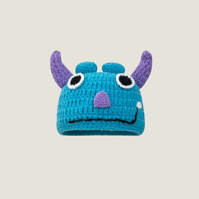 Shrek Monster Knitted Beanie For Women Cartoon Wool Hat
