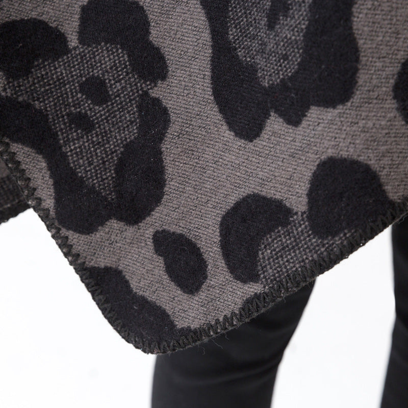 European And American Fashion Geometry Pattern Shawl Blanket Dual-use