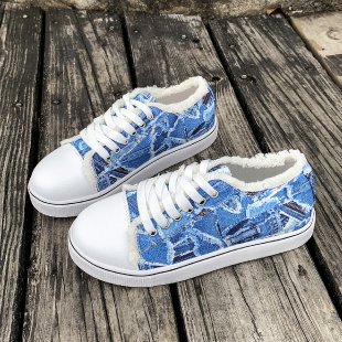 Plus Size Casual Flat Canvas Shoes