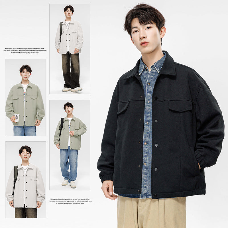 Japanese Fashion Texture Casual Jacket