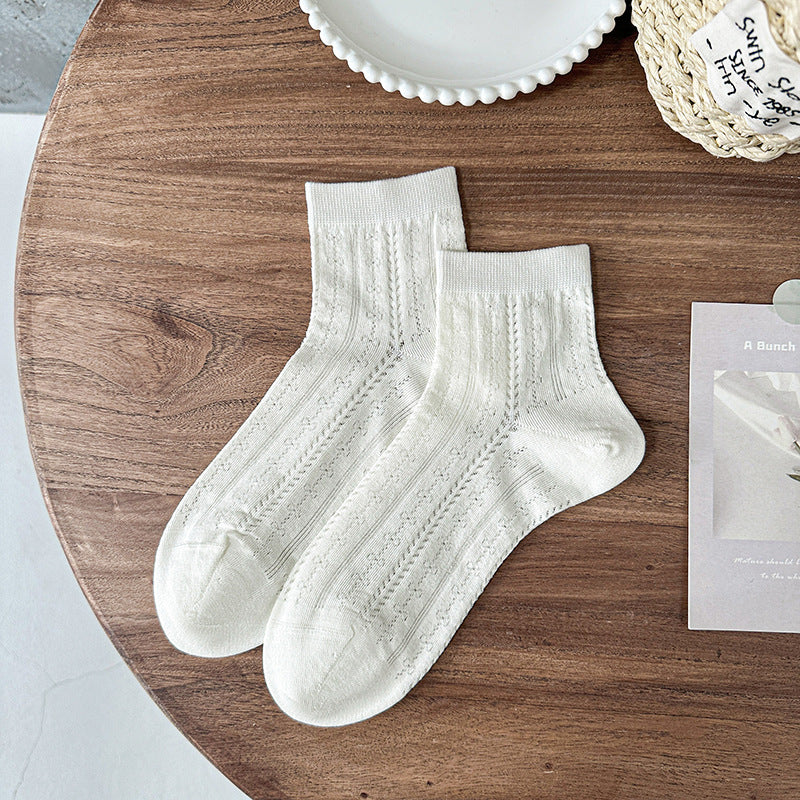 Thin Mesh Breathable Pilling-resistant Socks