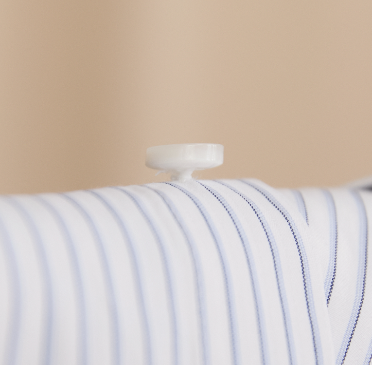 Italian-style Business Windsor-collar Fashionable Striped Long-sleeve Shirt