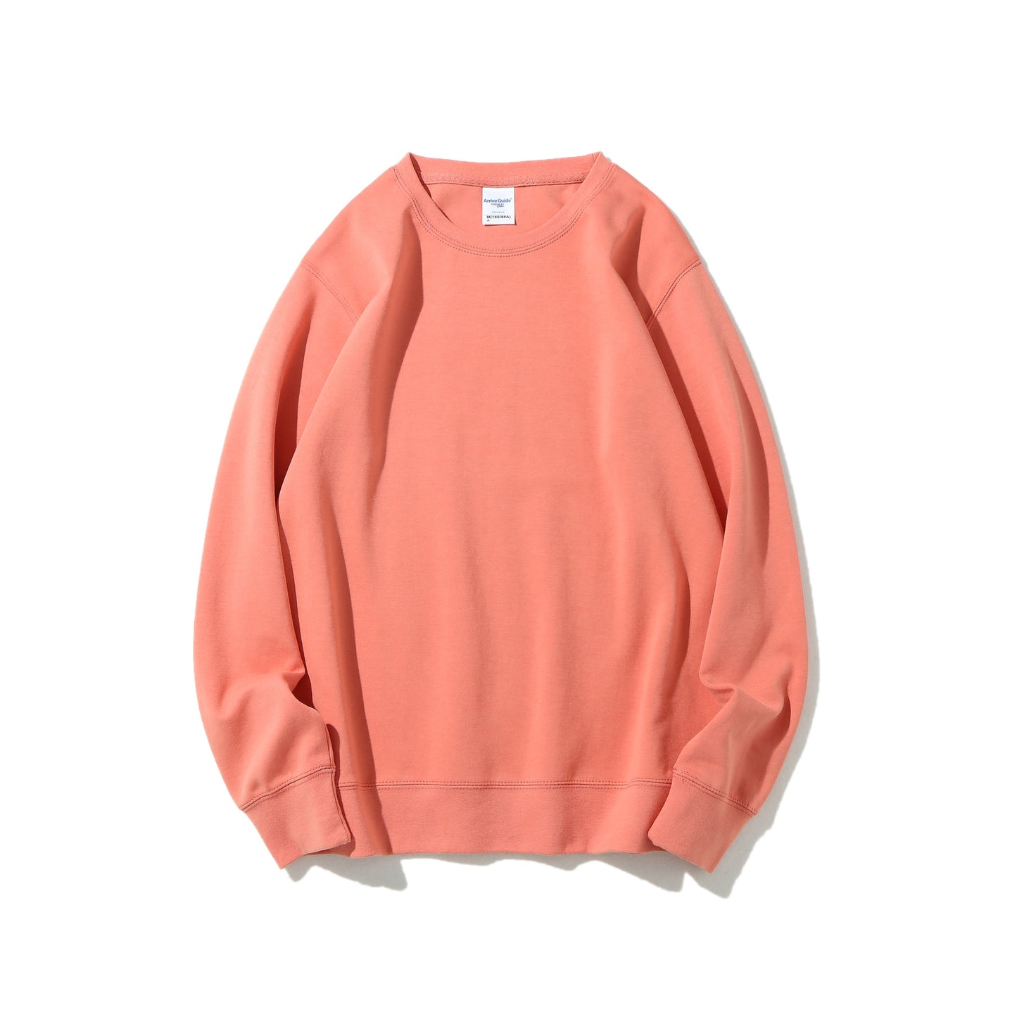 Solid Healthy Round Neck Sweater Long Sleeve