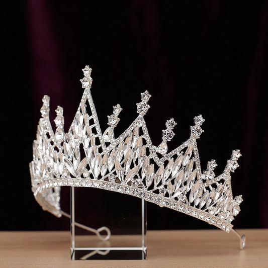 European Baroque Crown Luxury Exquisite Rhinestone Headwear
