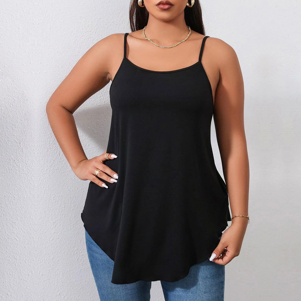 Women's Casual Waist-tied Versatile Solid-color Top