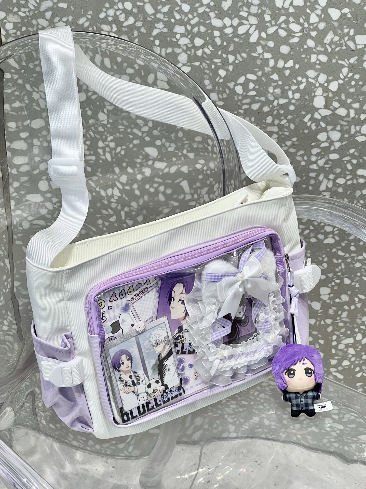 Everyday Versatile Transparent Single-shoulder Canvas Bag