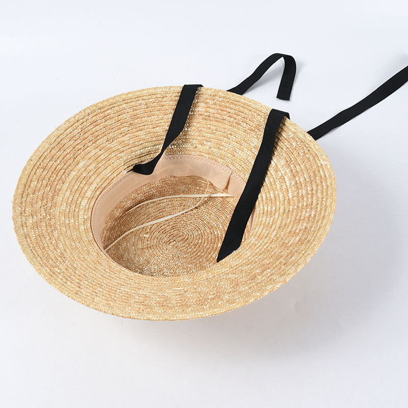 French Vintage Straw Hat Ladies Vacation