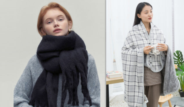 Glutinous Idle Style Thermal Long Scarf