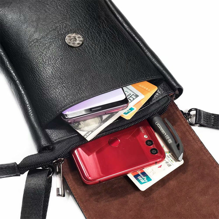 Pure Color Small Square Bag Fashion Casual Messenger