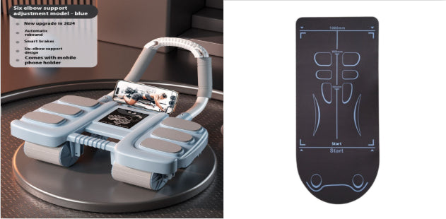 Intelligent Four-wheel Abdominal Wheel Automatic Rebound Elbow Support