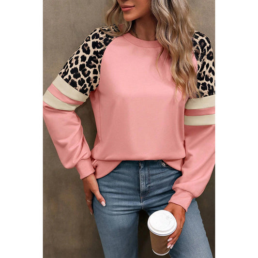 Personlig Niche Leoprint Raglanærmet Sweater
