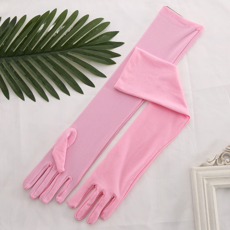 50cm Over Elbow Performance Matte Stretch Gloves