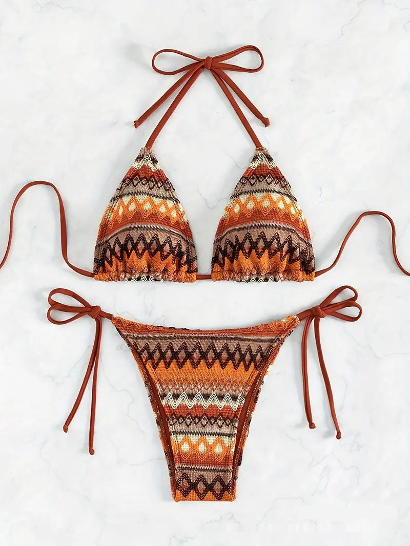 Knitted Sexy Bikini Summer Beach Swimsuit For Women