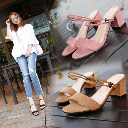 Women's High Heel All Match Fashionable Sandals