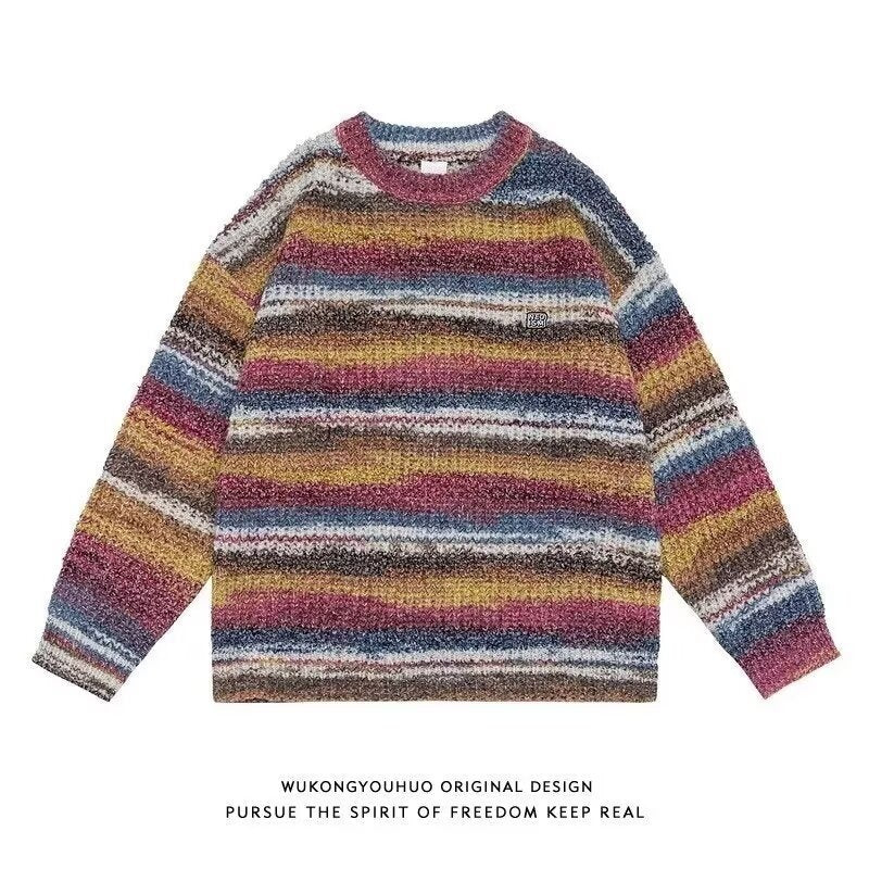 Literary Japanese Autumn And Winter Design Retro Sweater