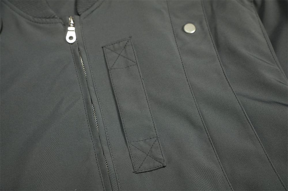 Baseball Uniform Men's High Street Design Pocket Decoration
