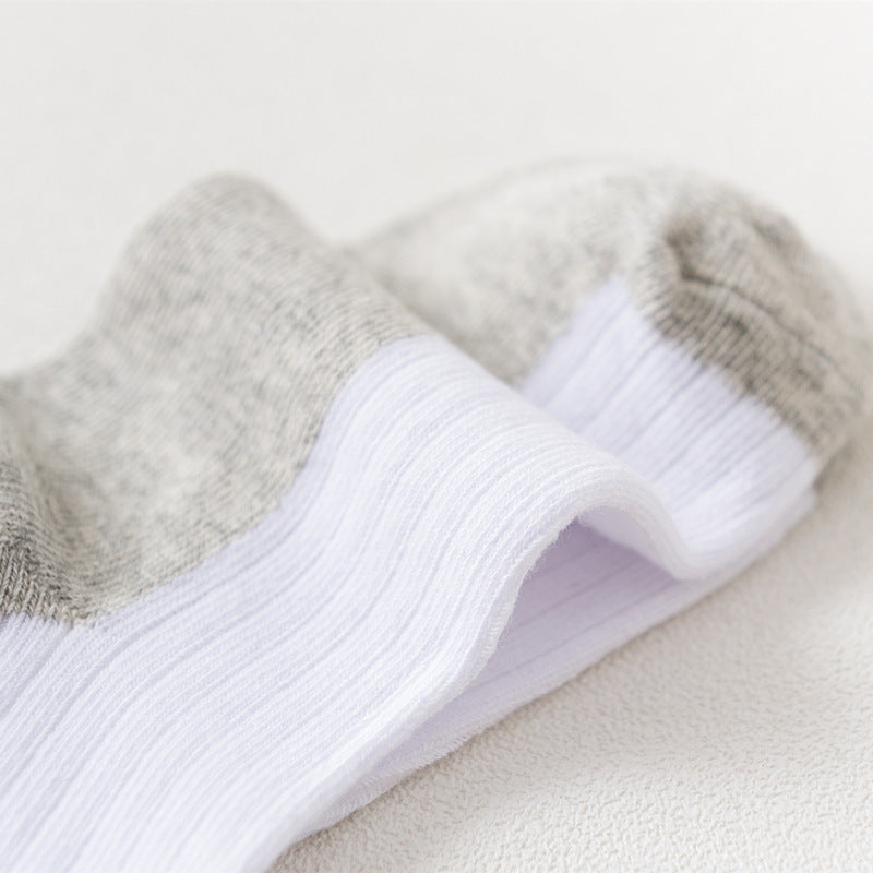 Spring Autumn Summer White Middle School Children's Socks