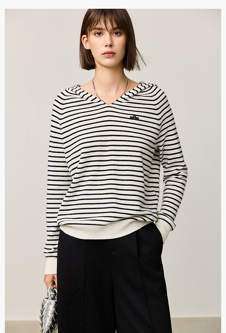 New Women's Casual Hooded Loose Commuter Sweater For Women