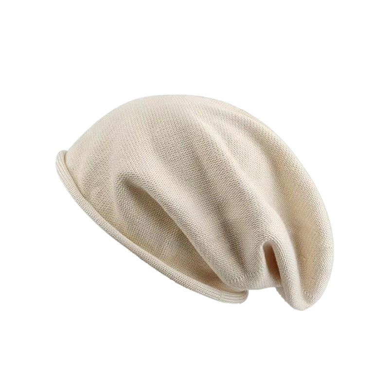Fashion Loose And Lazy Style Big Head Circumference Beanie Hat