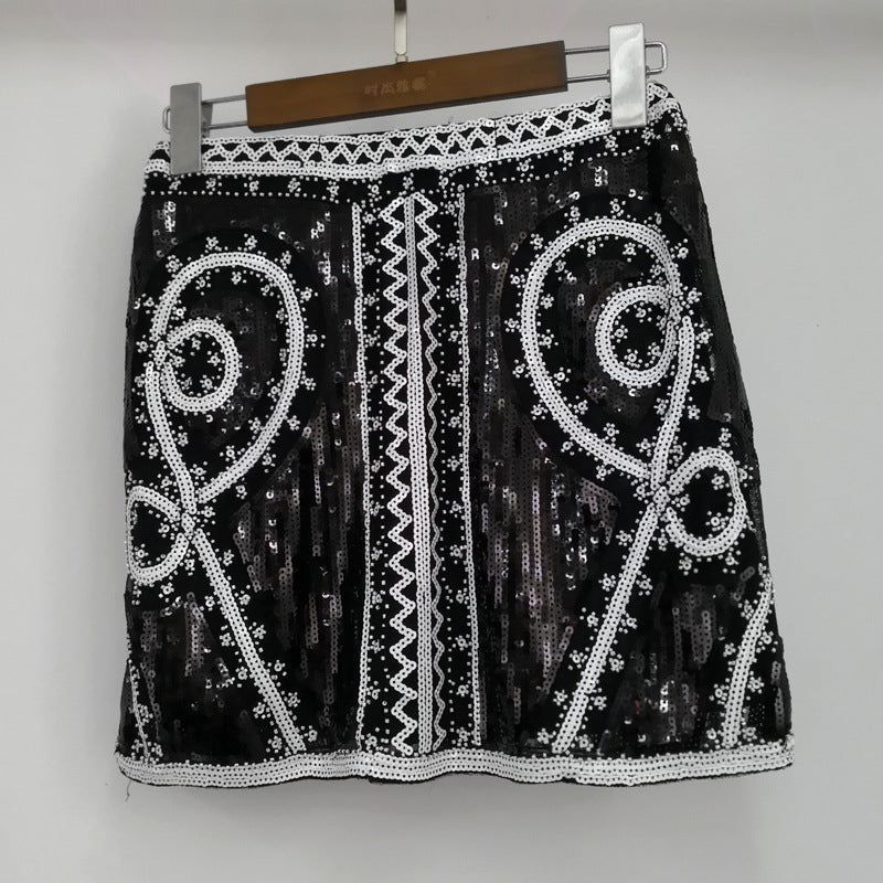 High Waisted Skirt With Versatile Temperament