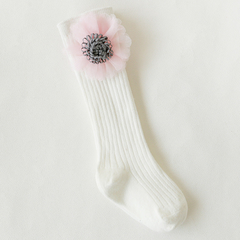 Cartoon Doll Boys And Girls High Socks