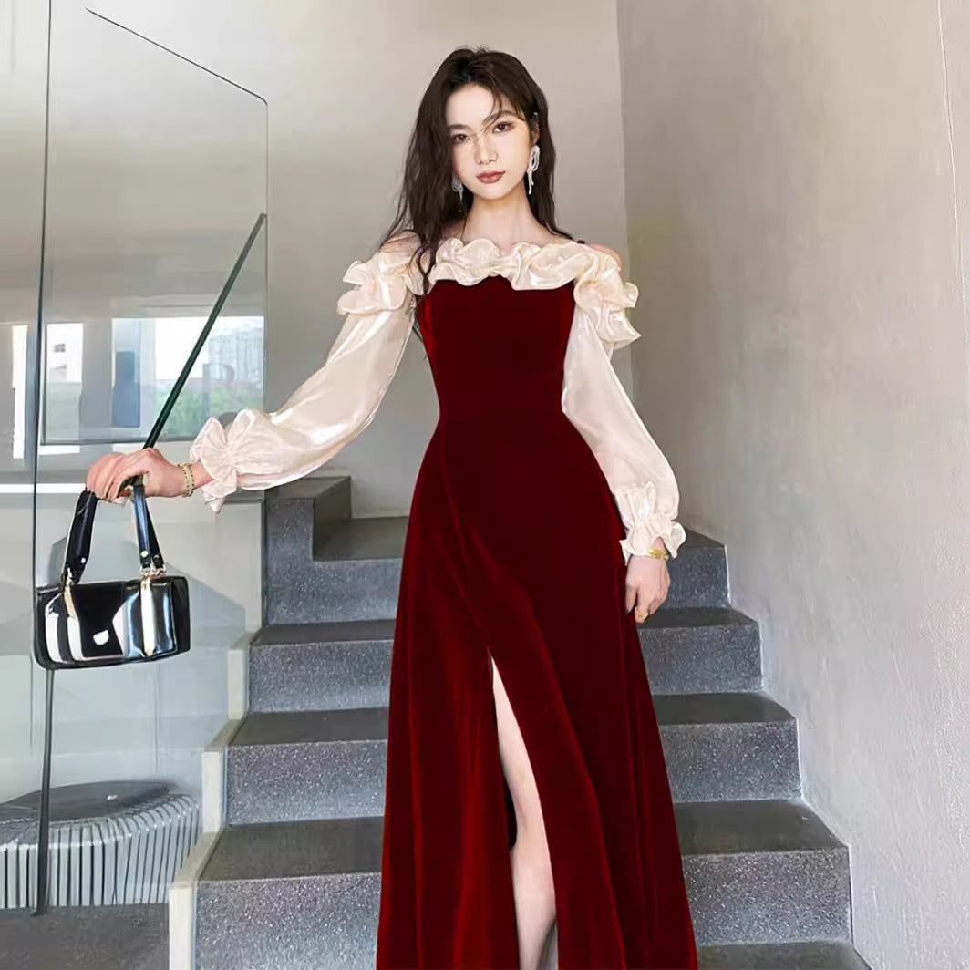 Chinese-style Wedding Dress For Annual Gala And Banquet