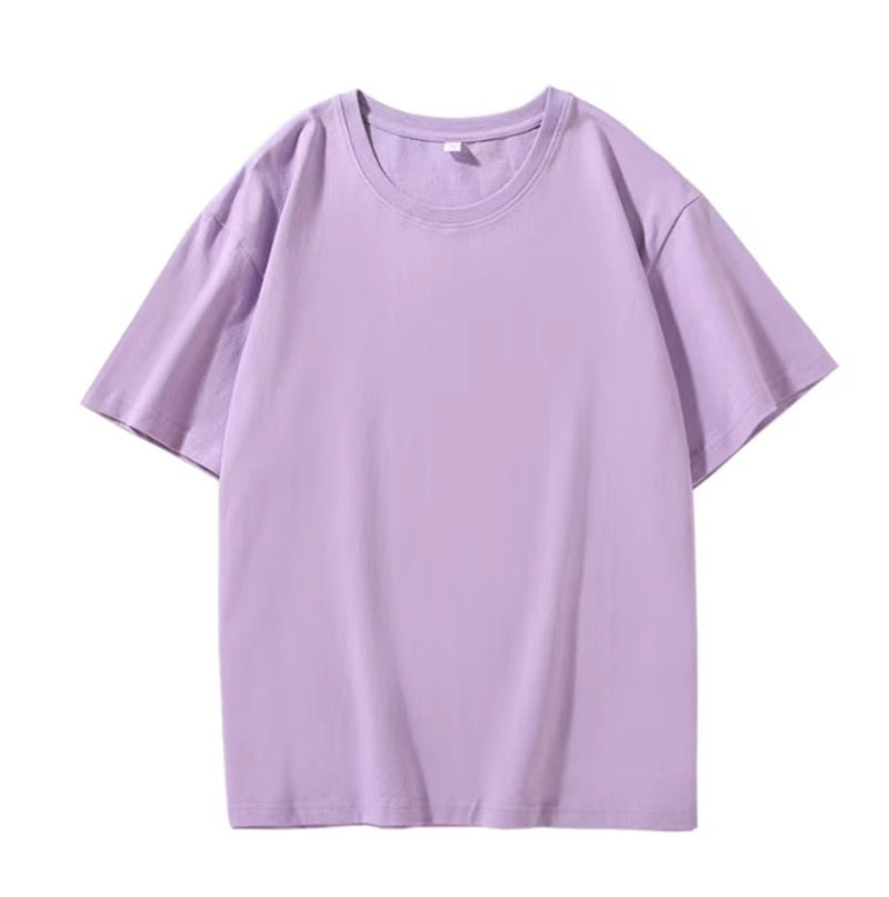 Solid Short Sleeve Loose Fit New Style