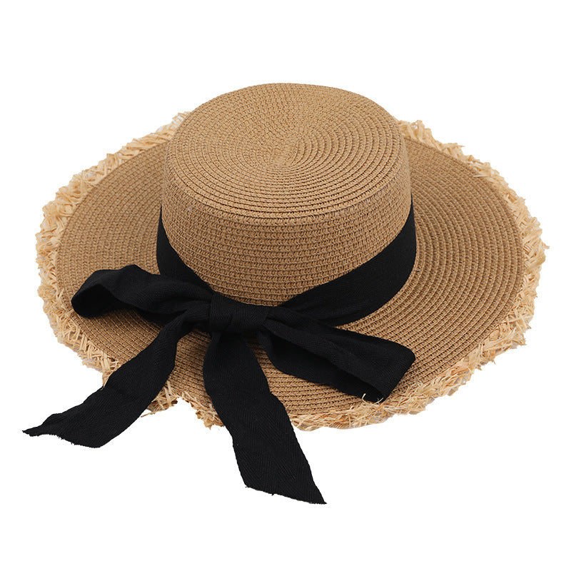 Summer Ladies Sunscreen Braided Straw Hat