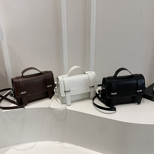 Niche Versatile Square Mini Bag For Women 2025 Solid Color