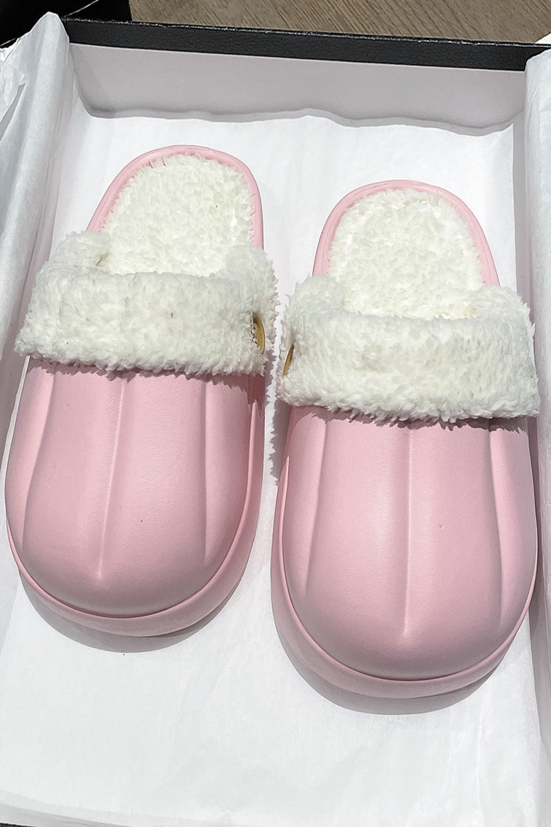 Couple Cotton Slippers Women's Home Waterproof Non-slip
