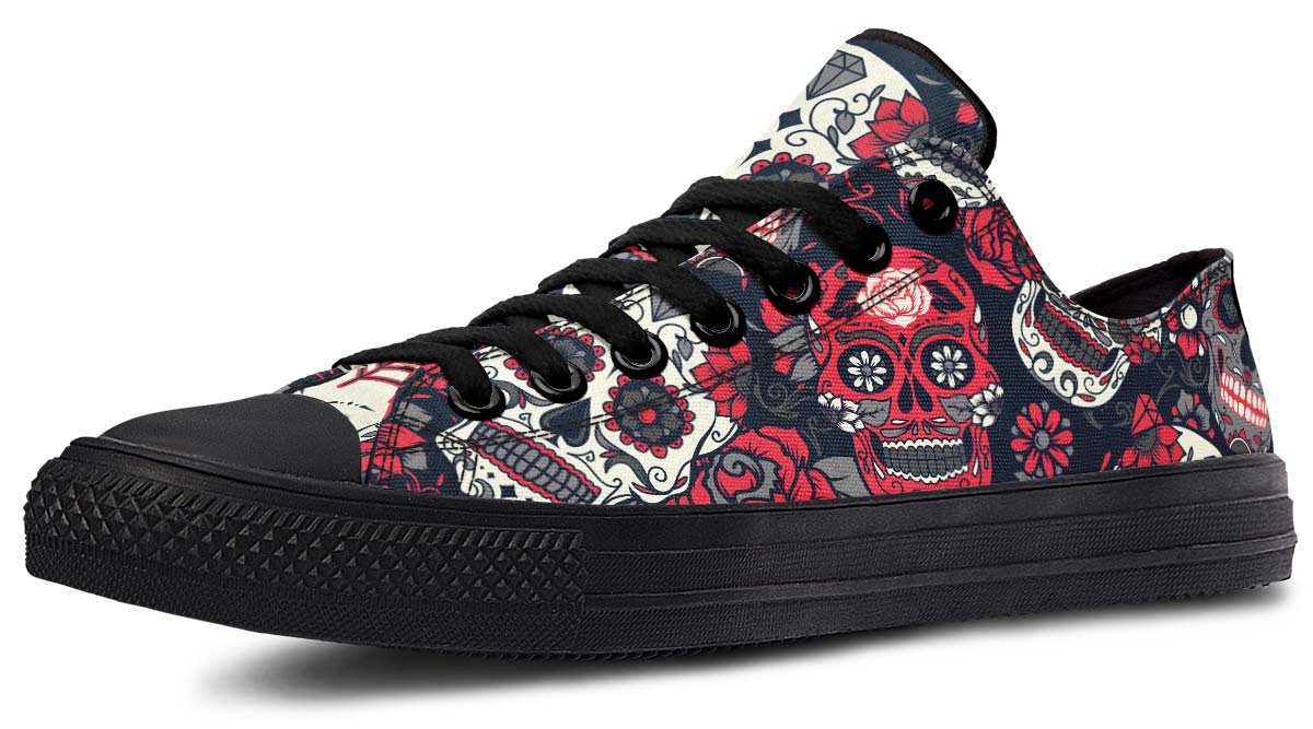 Fashion Print Couple Low-Top Canvas Shoes