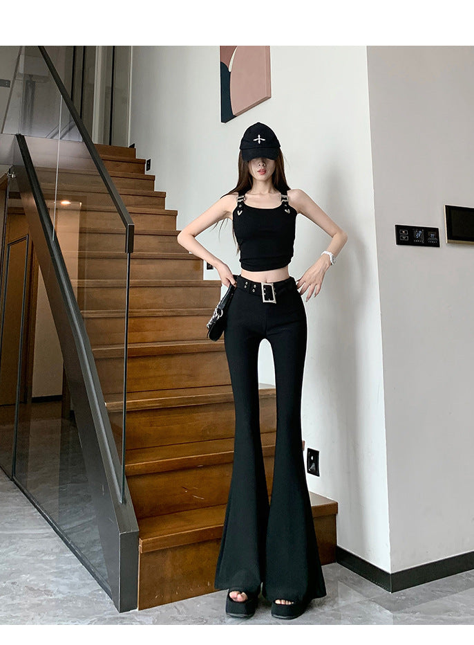 Women's Fashionable Simple Mopping Casual Trousers