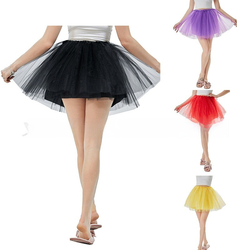 Lining Mesh Princess Pettiskirt 4-layer