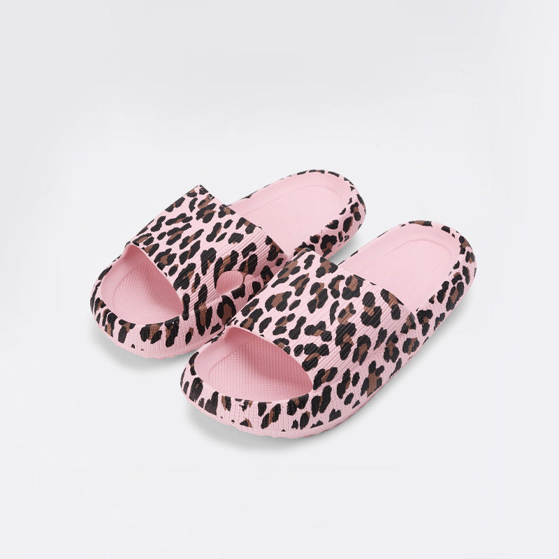 Women's Fashion Outer Wear Personality A Word Thick Bottom Slippers