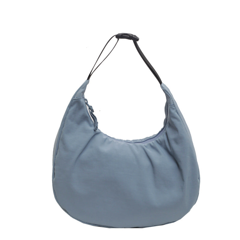 Lightweight Dumpling Bag Women's Solid Color Nylon Cloth